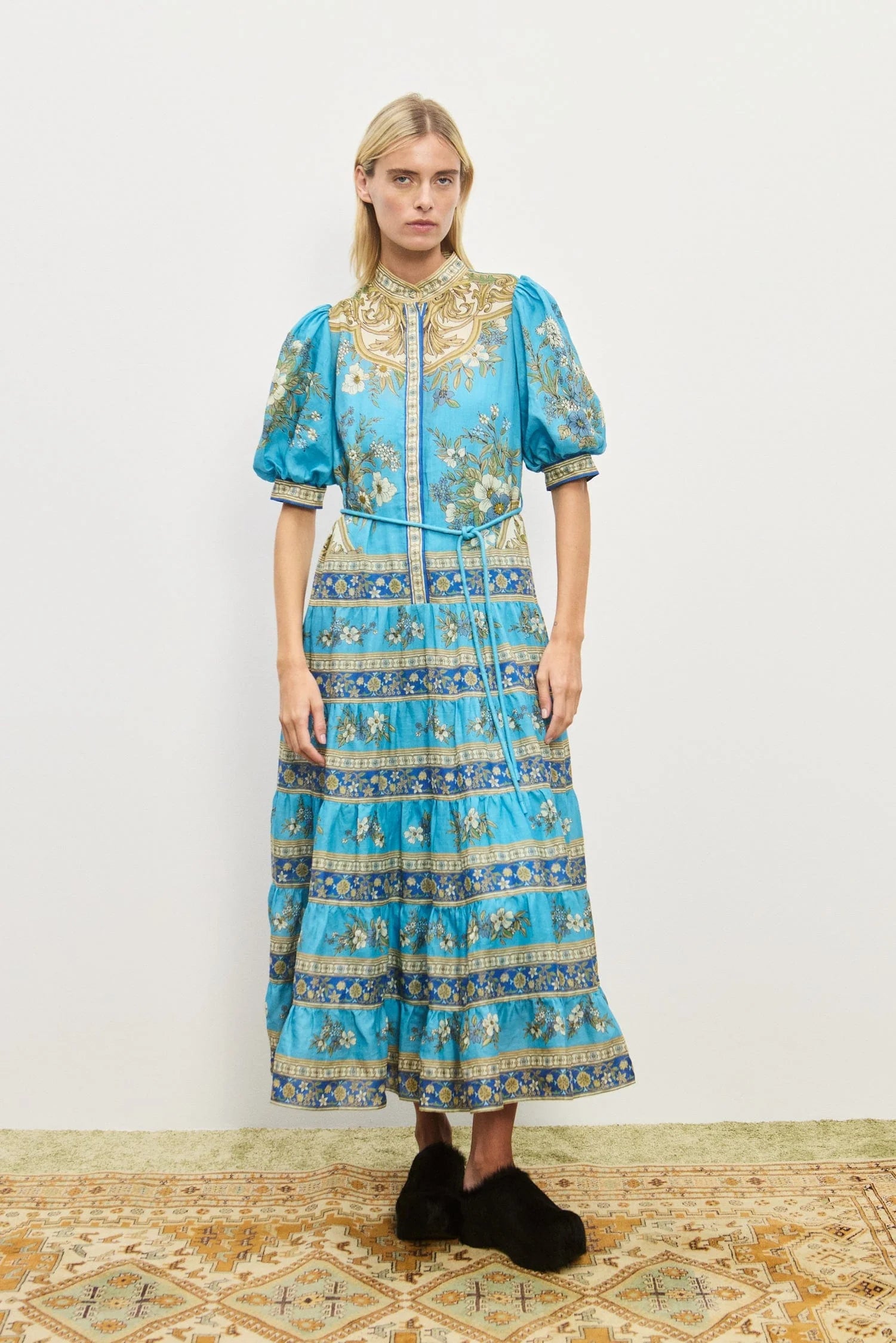 Cassie Tiered Midi Dress 2 US Cassie Tiered Midi Dress 2 US