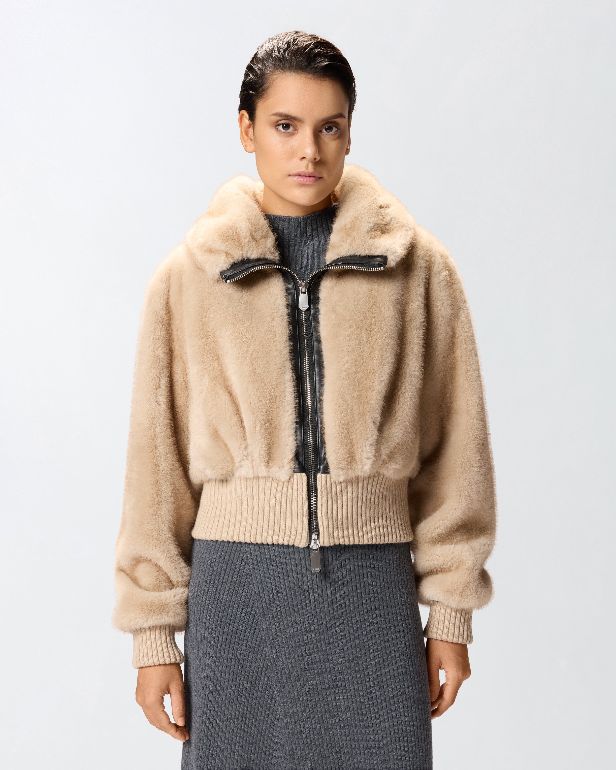 Faux Fur Bomber