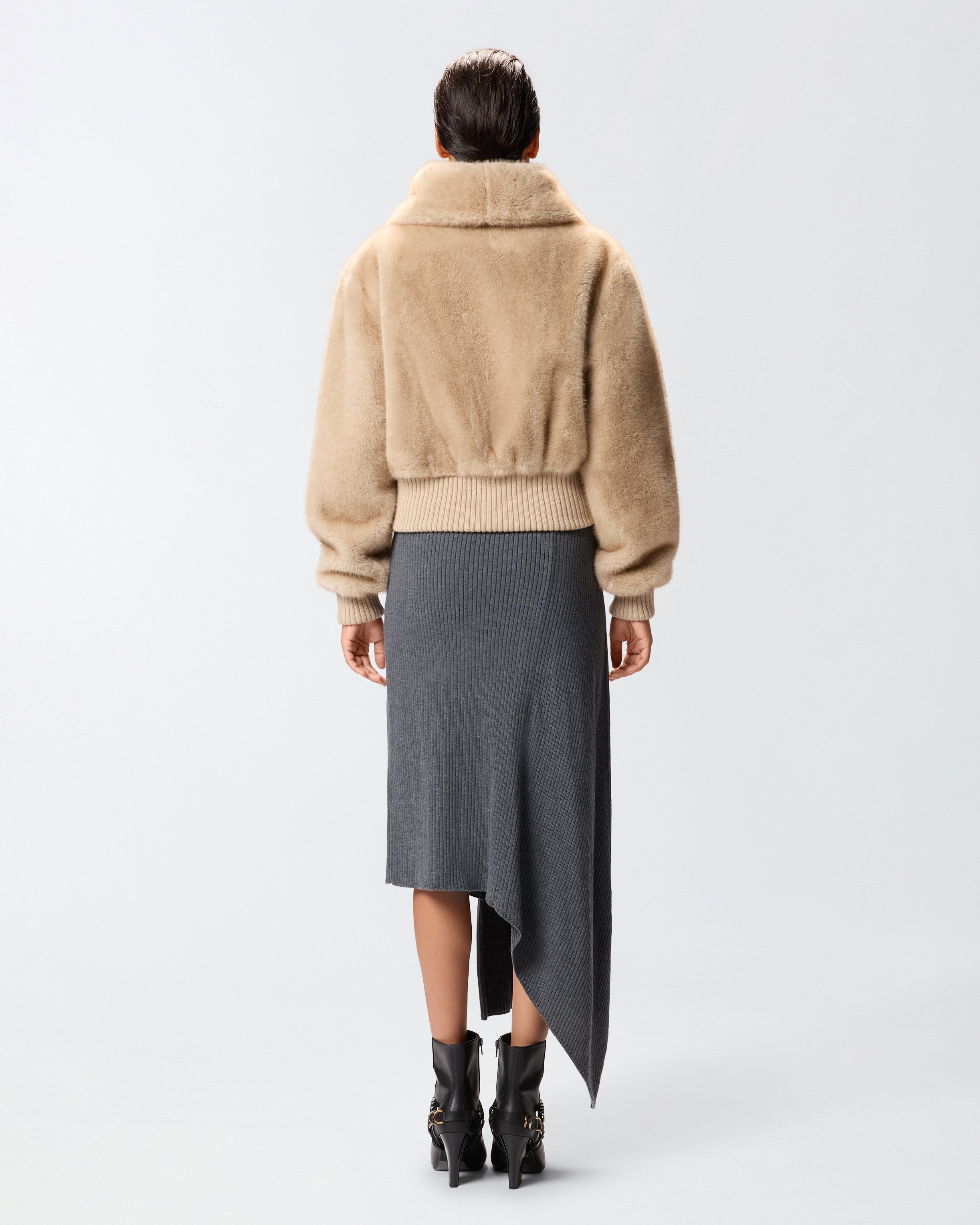 Faux Fur Bomber
