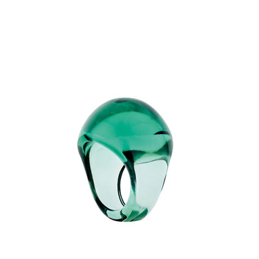 Cabochon Deep Green Ring