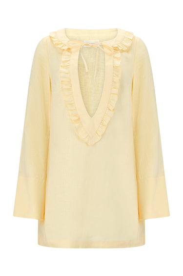 Shani Shemer Annabelle Kaftan in Butter