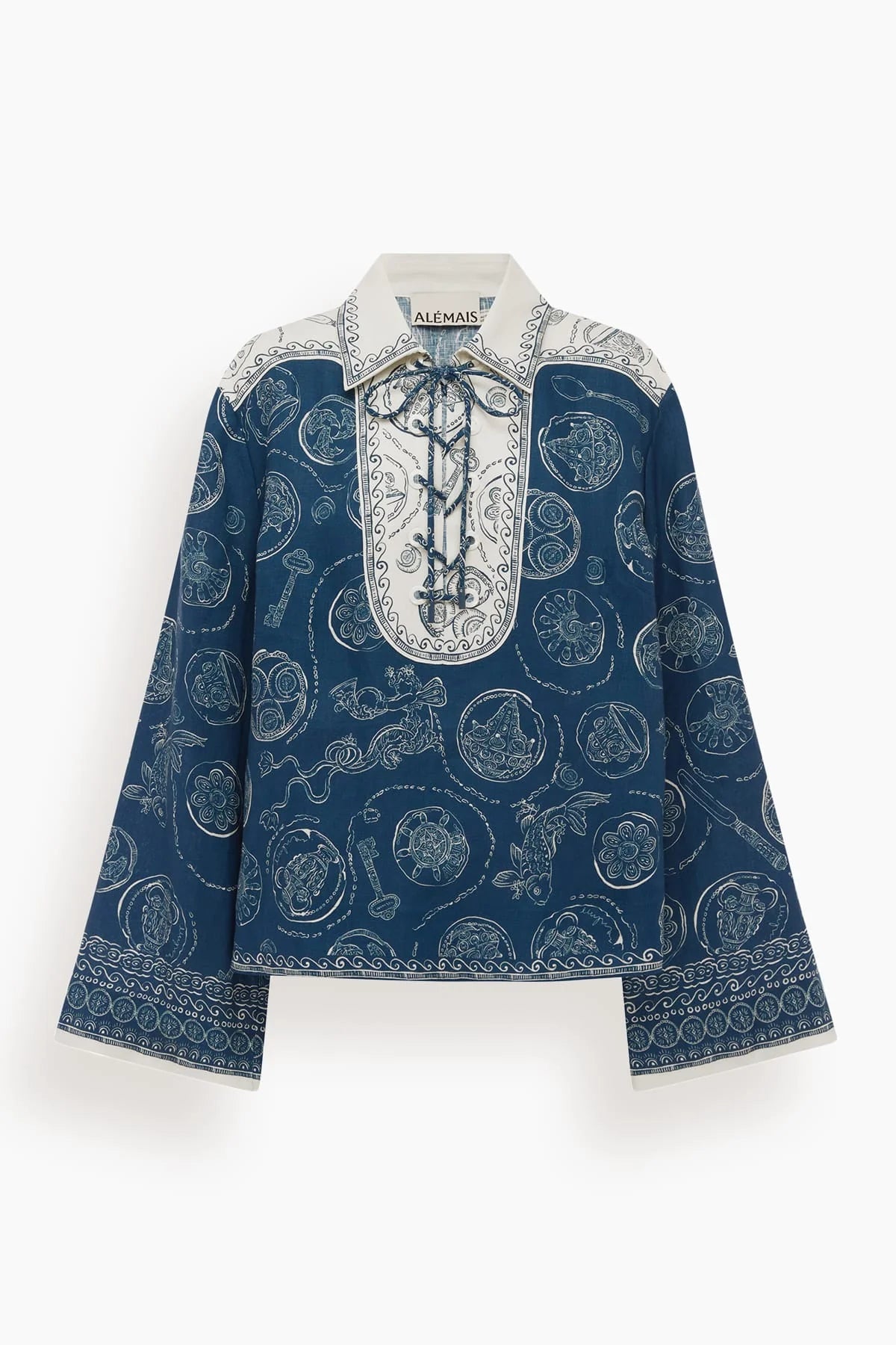 Lucky Lace Up Top