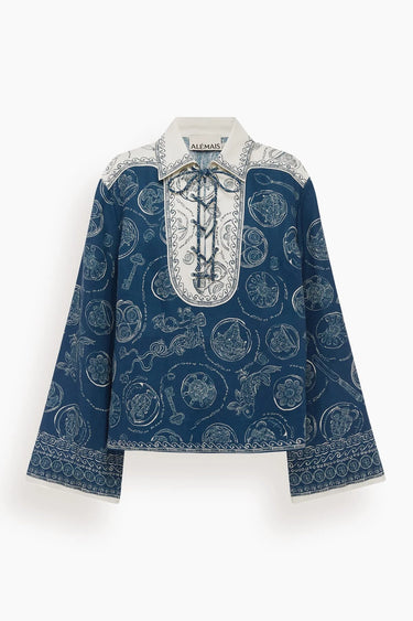 Lucky Lace Up Top