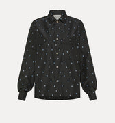 glitter taffetas pajama shirt