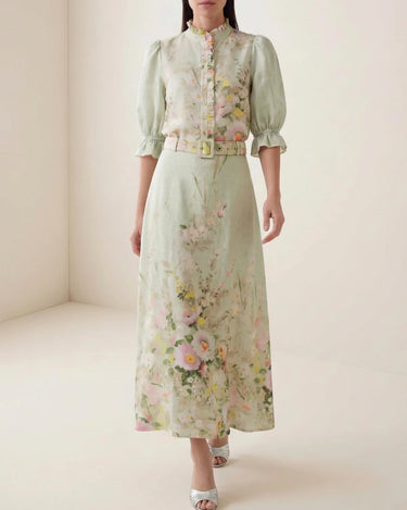 Linen Maxi Skirt Harmony