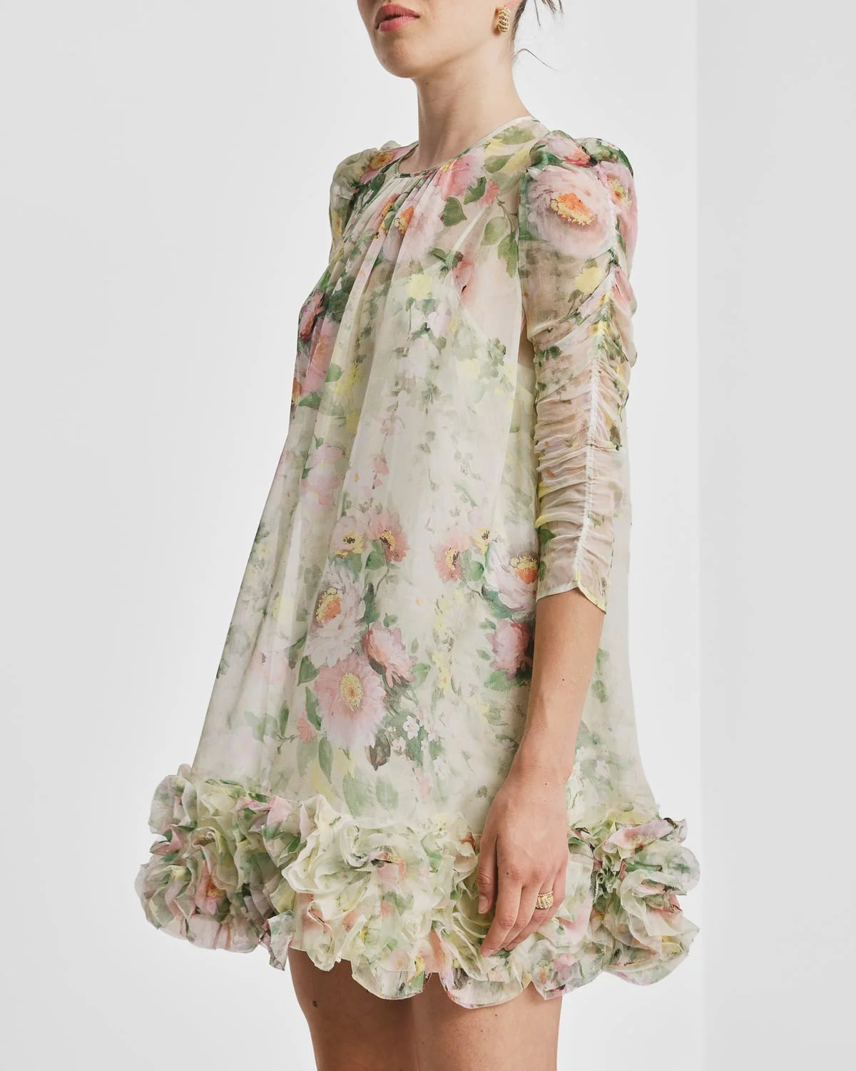 Organza Frilly Dress Watercolor Dreams