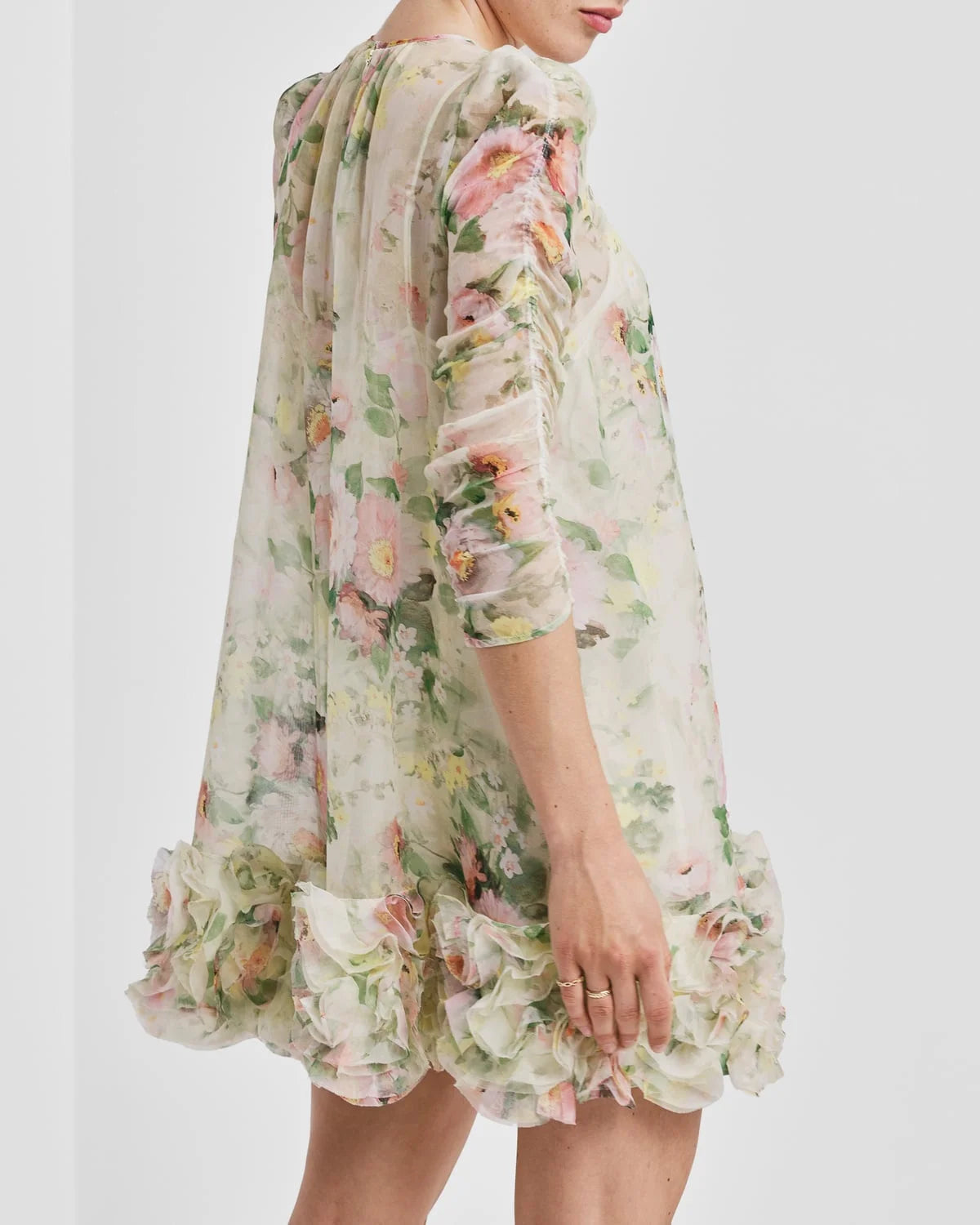 Organza Frilly Dress Watercolor Dreams