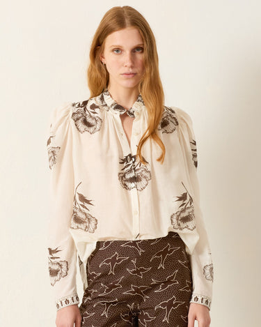 Artemis Obsidian Poppy Shirt