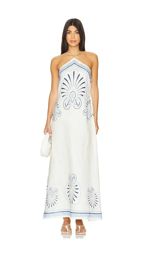 Eleanor Linen Maxi Dress
