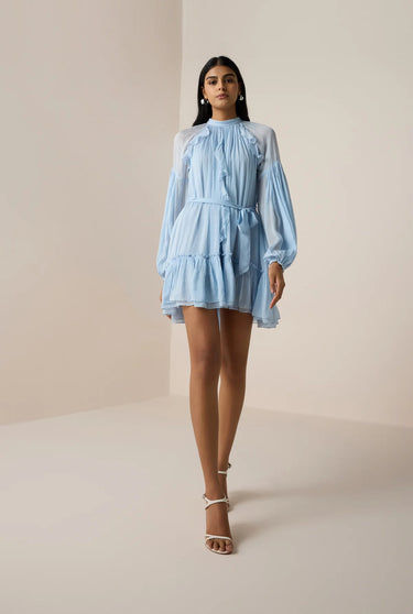 Celeste Ruffle Mini Dress