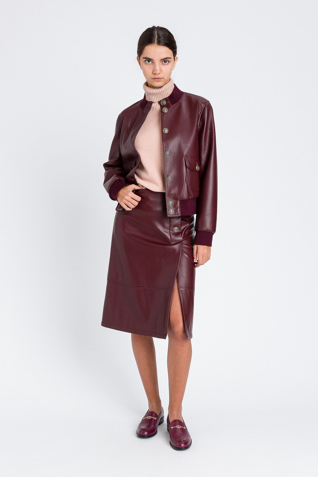 The Bordeaux Command Skirt