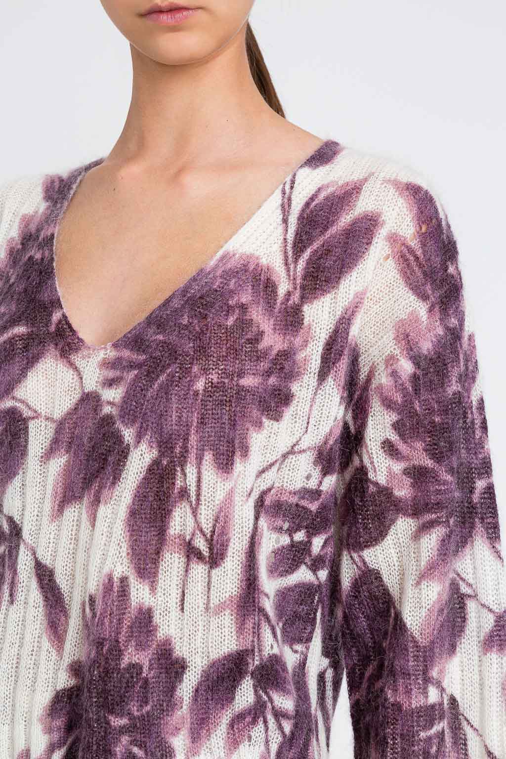 Deep Plum Floral