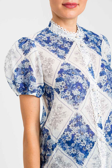 Twinset The Bluebell Lace-Trim Blouse