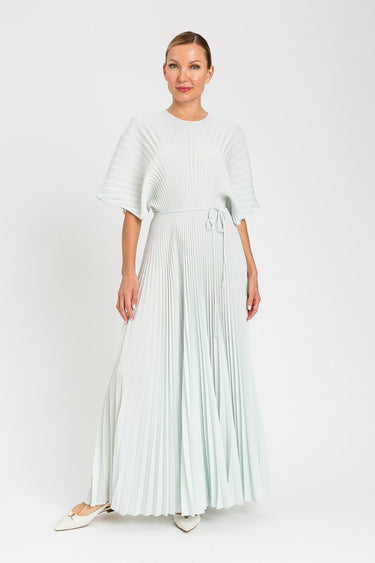 The Celeste Pleated Midi Dress
