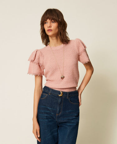Pink Puff Sleeve
