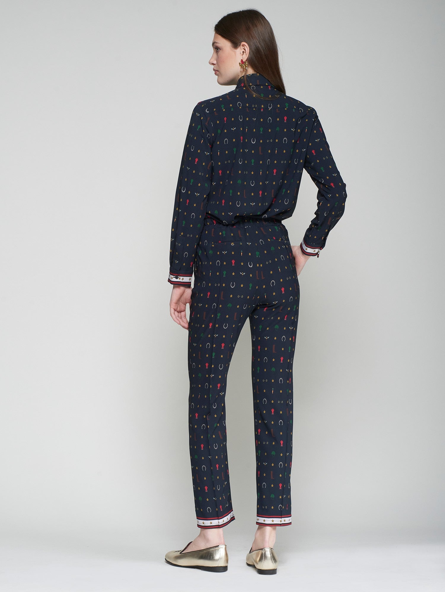 The Equestrian Print Trouser