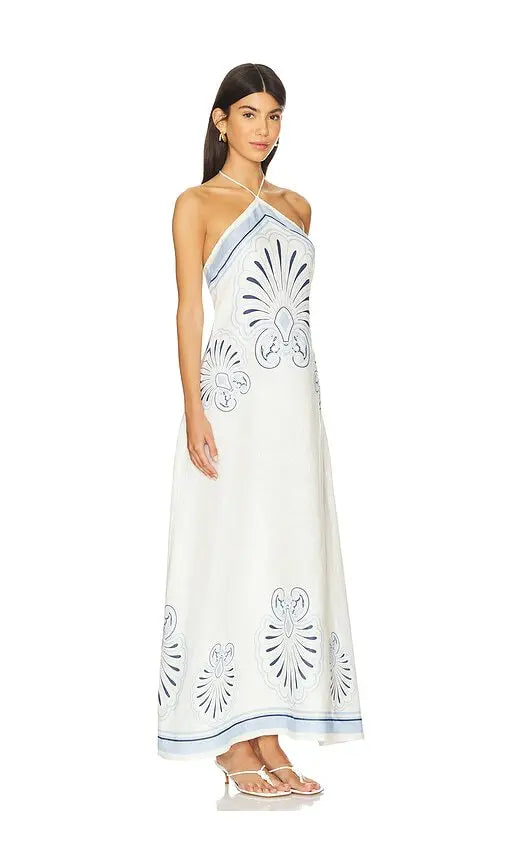Eleanor Linen Maxi Dress