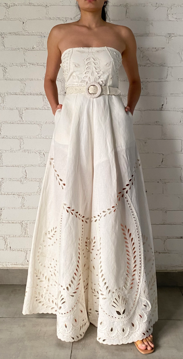 Jumpsuit With Buckle Belt Runa
