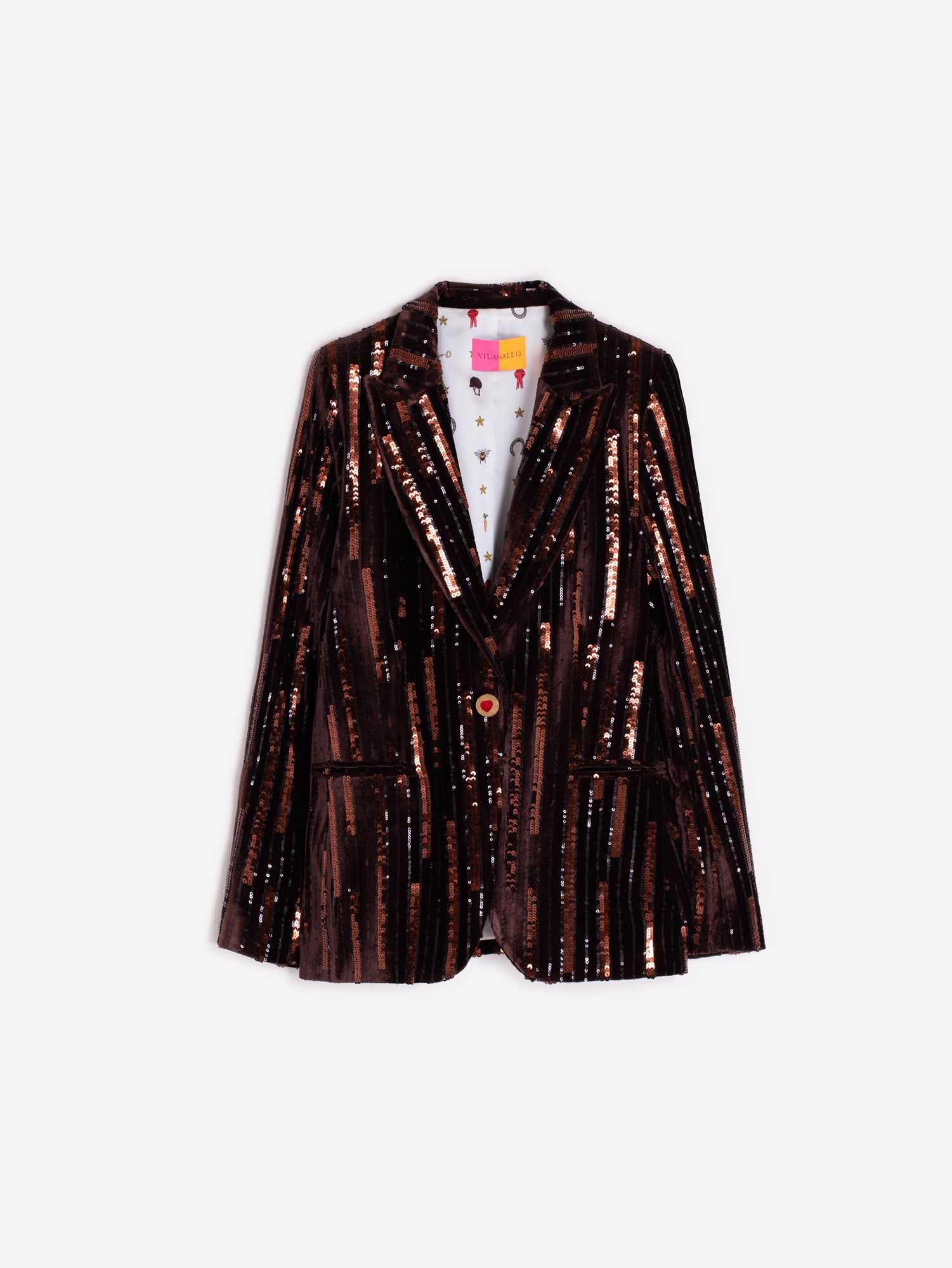 The Heather Velvet Sparkler Blazer