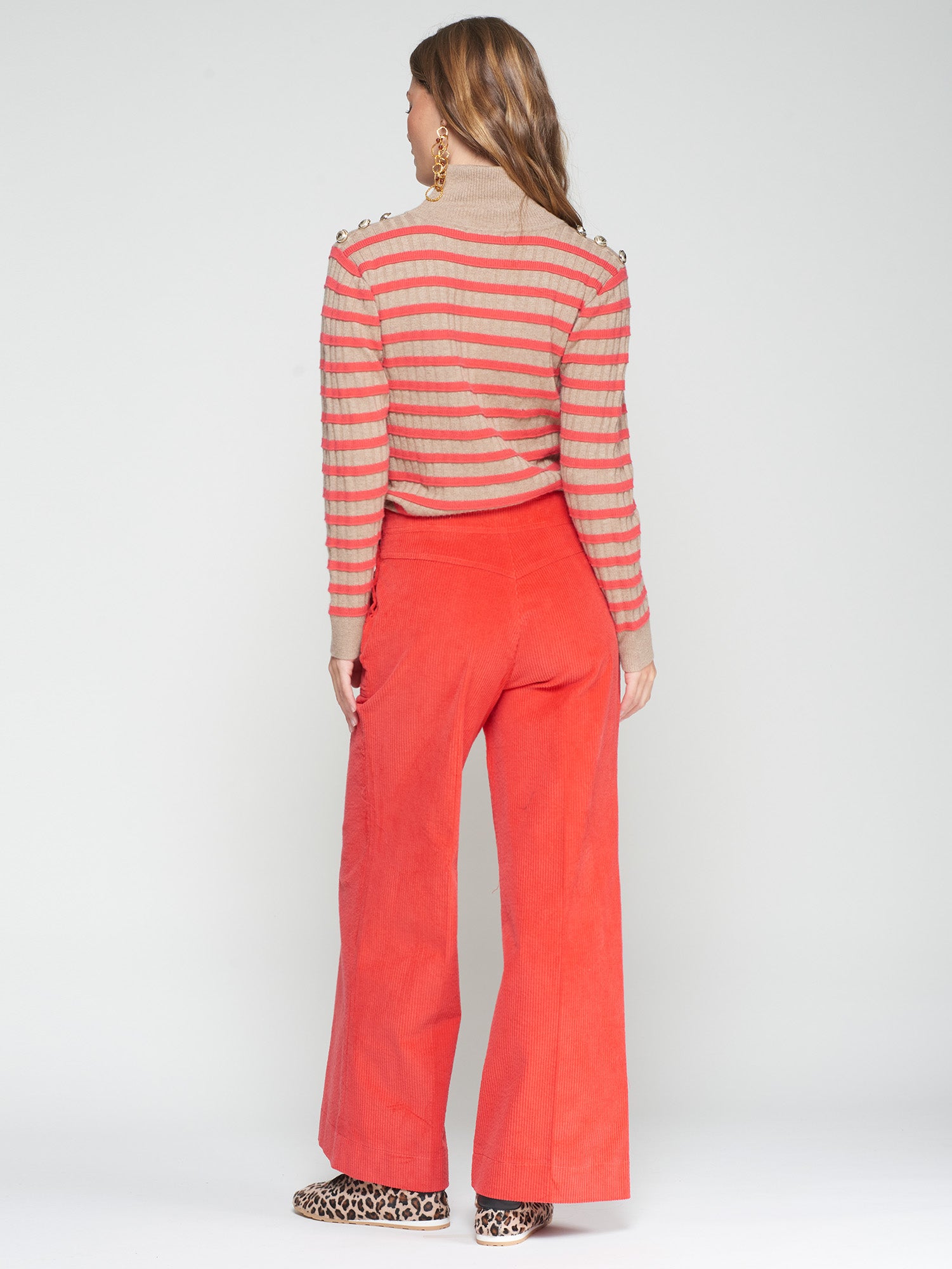 The Muriel Corduroy Wide-Leg Pant