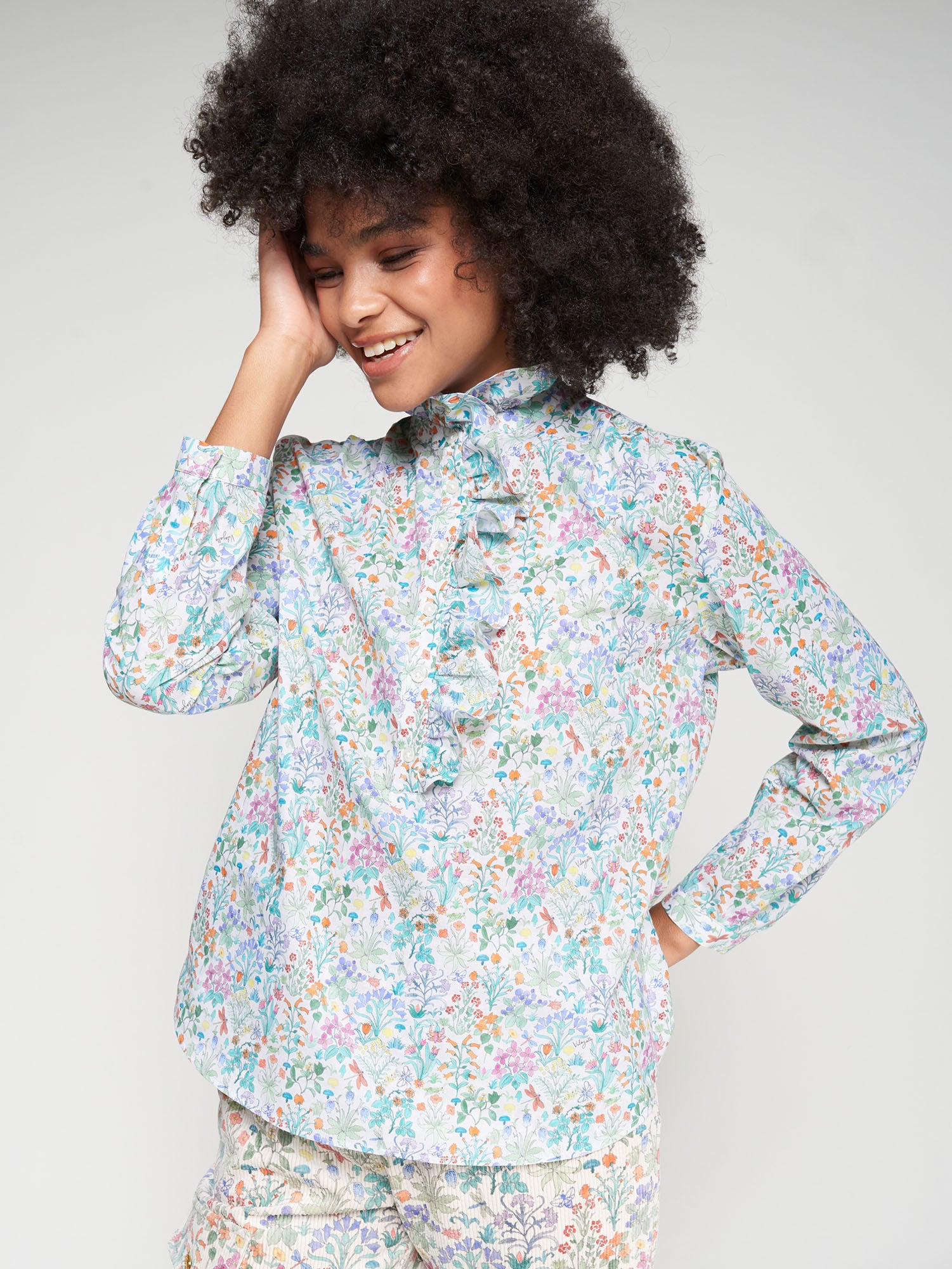 Jardin Botanico Voil Blouse