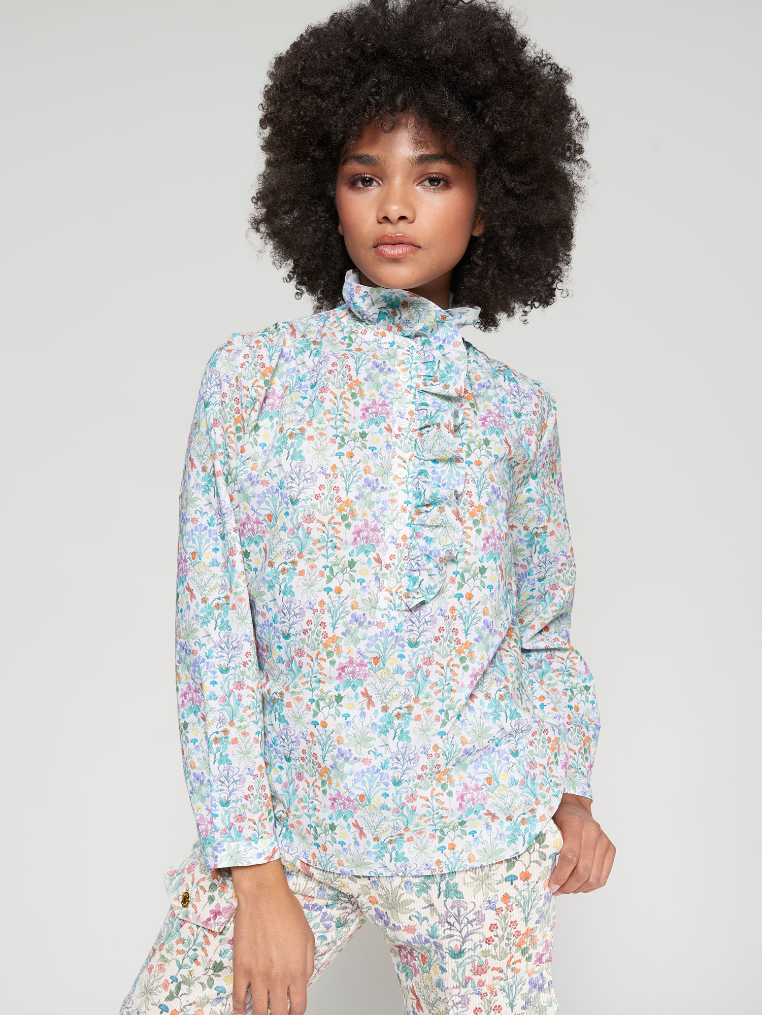 Jardin Botanico Voil Blouse