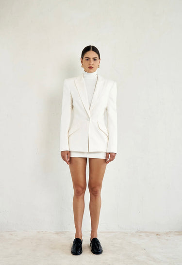 Linen Sloan Structured Blazer