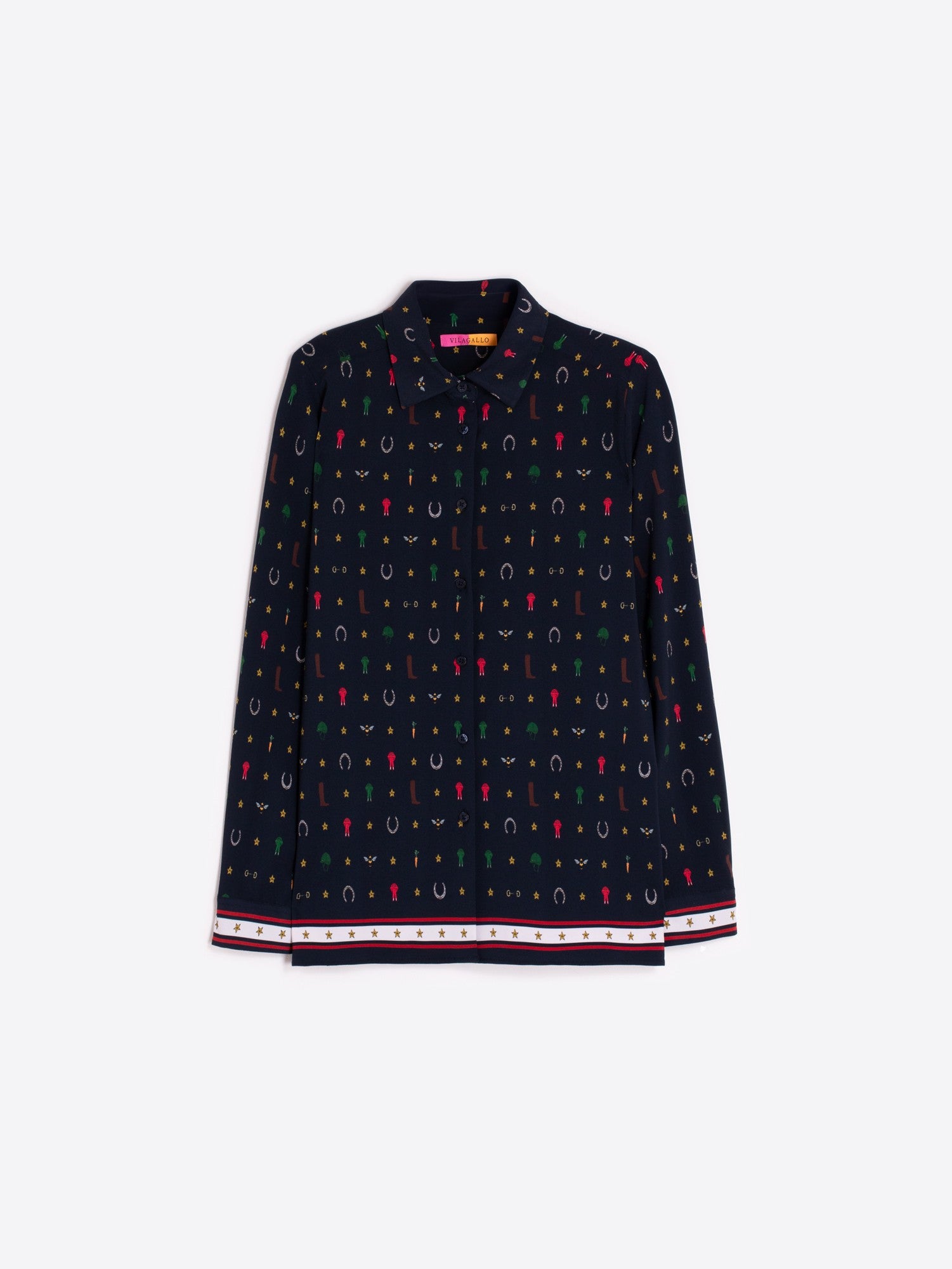 The Equestrian Print Top