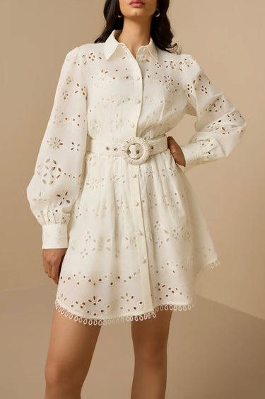 Eyelet dress