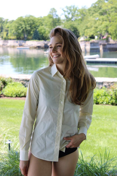 Saujette Le Weekend Top Butter Yellow