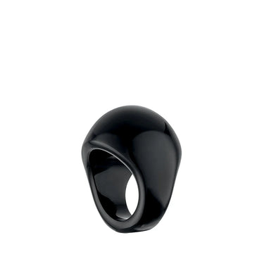 Cabochon Black Ring