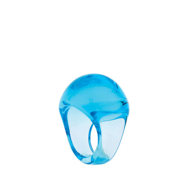 Cabochon Light Blue Ring