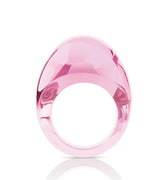 Lalique Cabochon Pink Ring