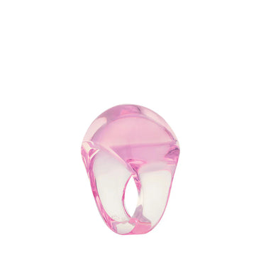 Lalique Cabochon Pink Ring