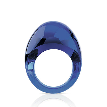 Cabochon Dark Blue Ring