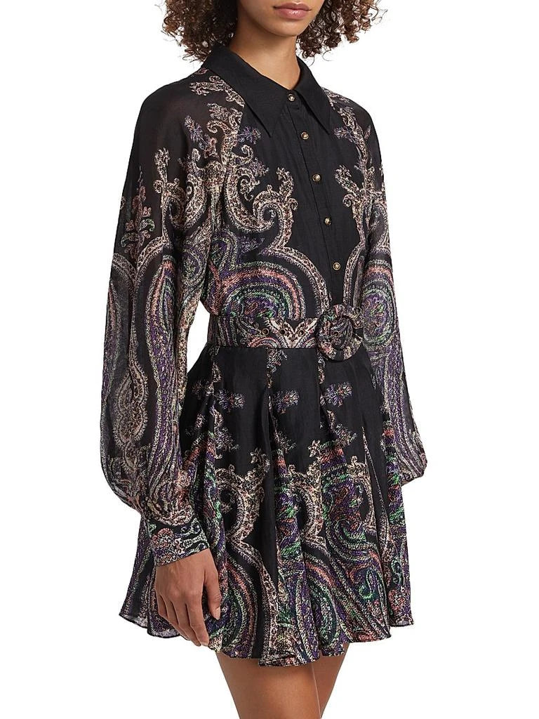 Short Dress With Buckle Belt