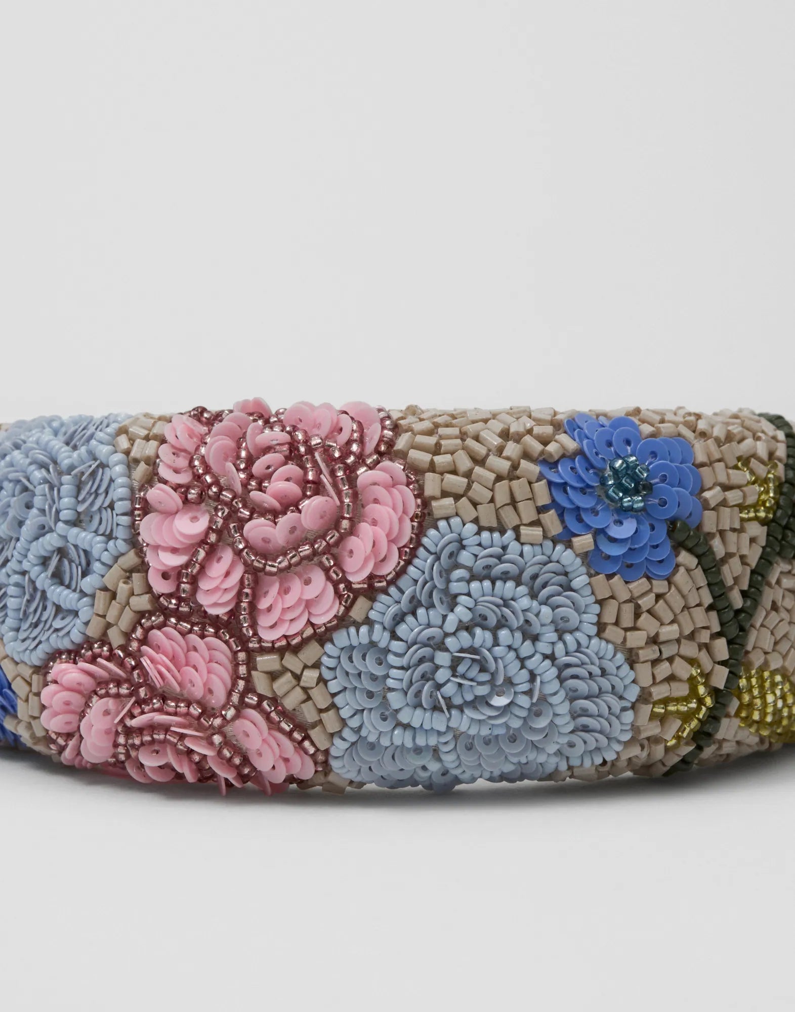 Fleuriora Wide Beaded Hairbrace