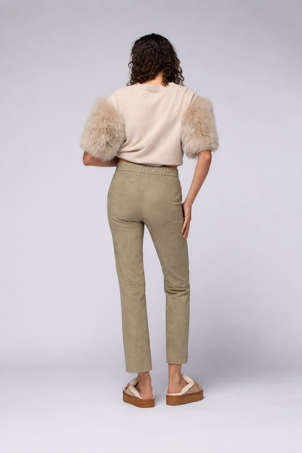 Max & Moi Babin Suede Trouser