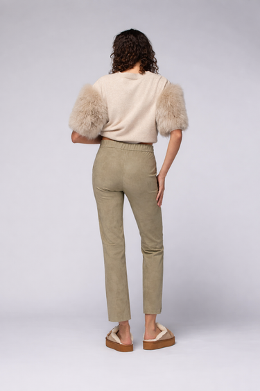 Max & Moi Babin Suede Trouser
