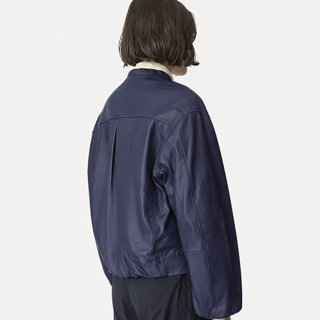 forte_forte nappa leather bomber jacket