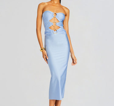 Lily Lycra Maxi Dress