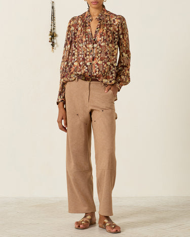 Annabel Topaz Snakeskin Shirt