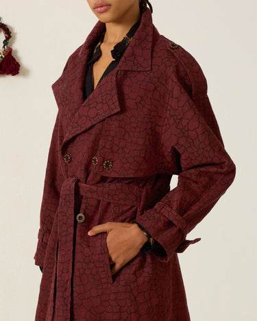 Jasper Auburn Crocodile Jacket