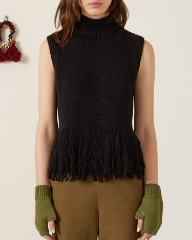 Sonia Onyx Fringe Top