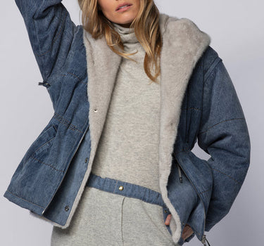 Doudoune Denim
