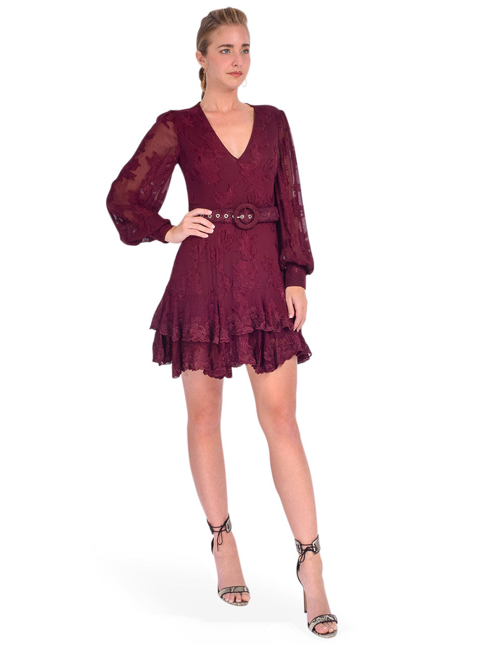 Short Burgundy Dress XXS Short Burgundy Dress XXS