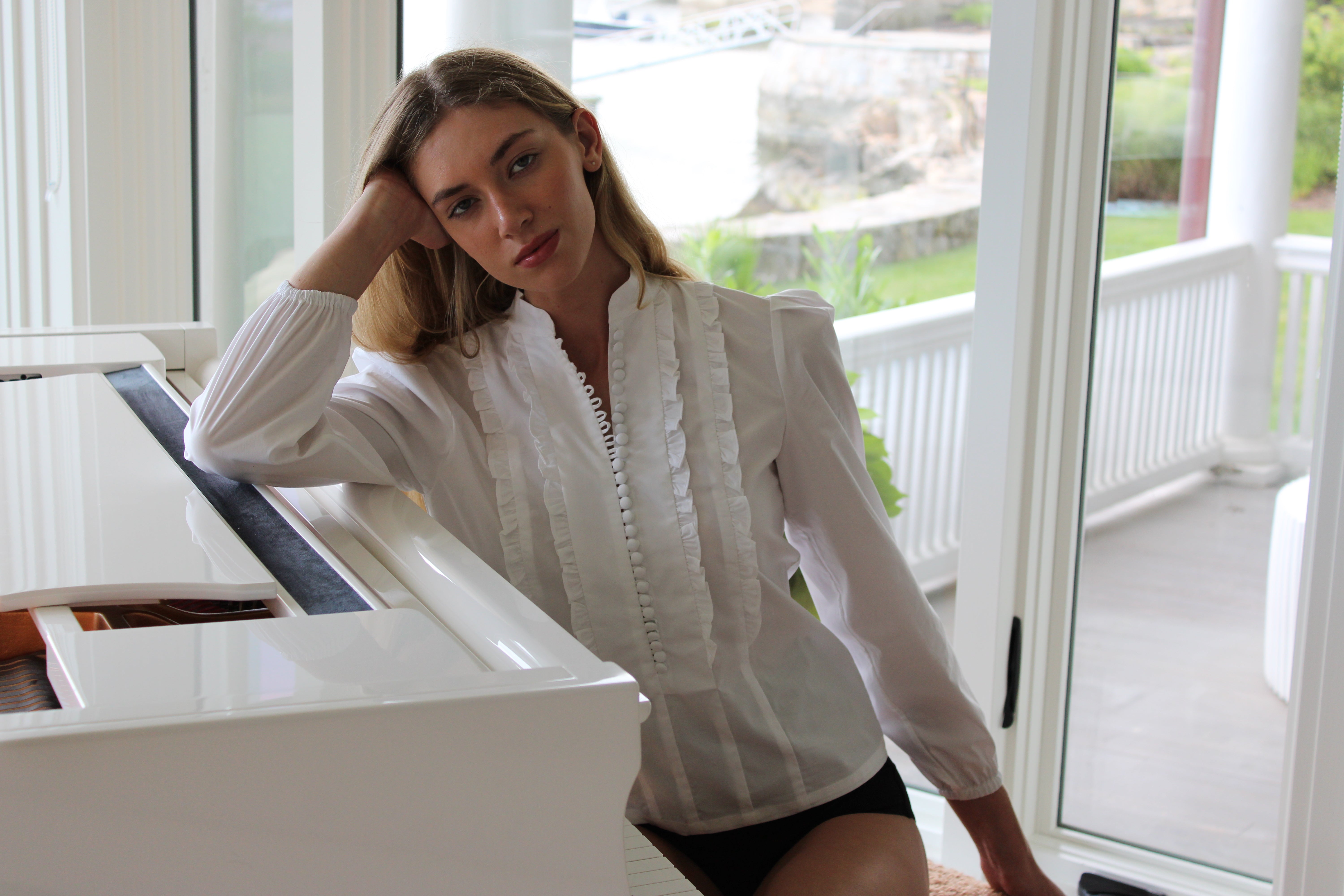 White Tuxedo Shirt