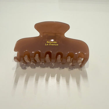 Saujette French Acetate Hair Claw Clip- Lotus Root Pink