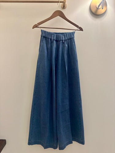 forte_forte Cavalry Denim Loose Pants