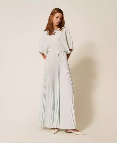 The Celeste Pleated Midi Dress